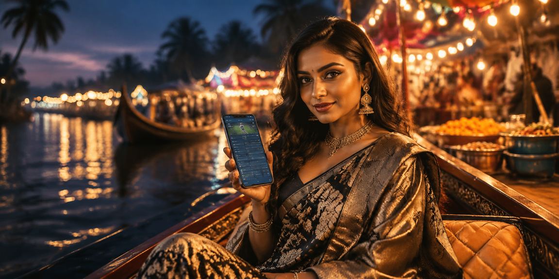 বরিশাল স্পোর্টস বেটিং মার্কেট রাতের দৃশ্য